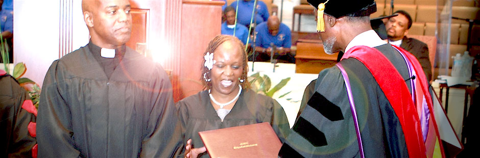 MWE Graduates Receiving Diplomas